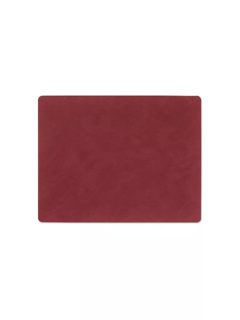 LIND DNA | Tischset SQUARE 35x45cm Nupo Eckig Red  | rot