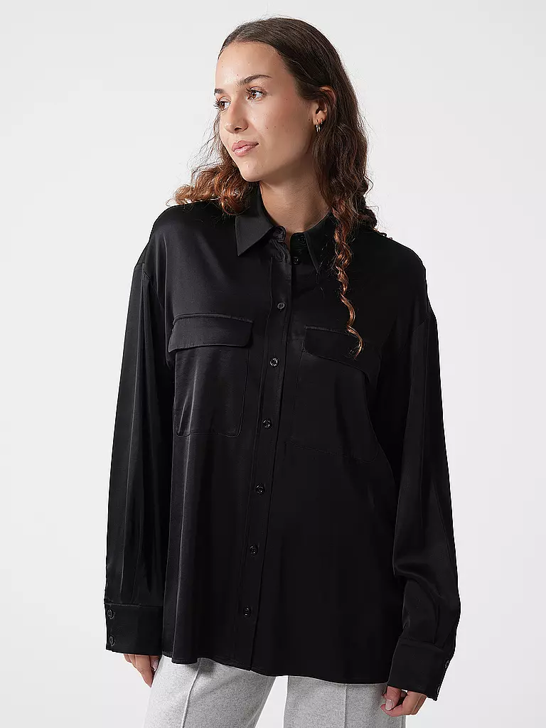 LIU JO | Bluse CAMICIA VISCOSA | schwarz