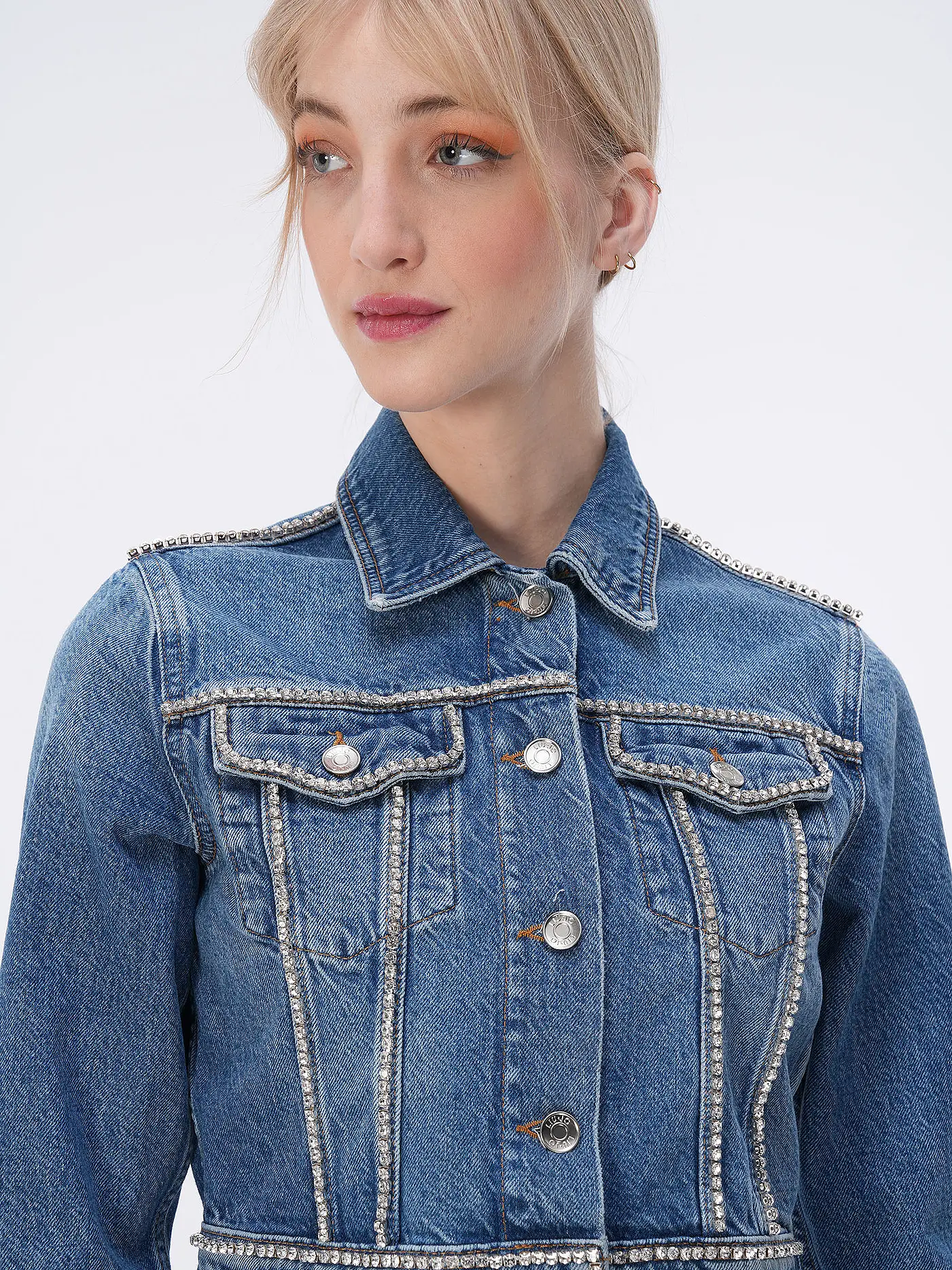 LIU JO | Jeansjacke GIUBBINO | blau