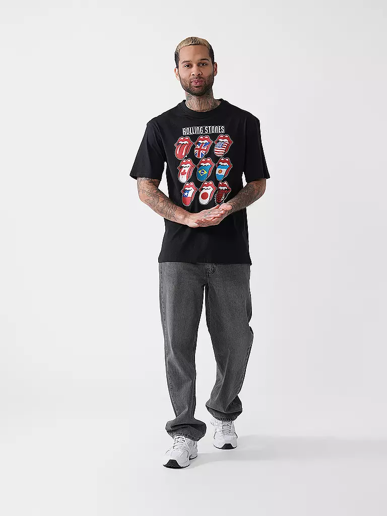 LMTD | T-Shirt NLMAMIAS ROLLINGS | schwarz