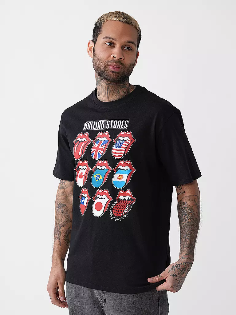 LMTD | T-Shirt NLMAMIAS ROLLINGS | schwarz
