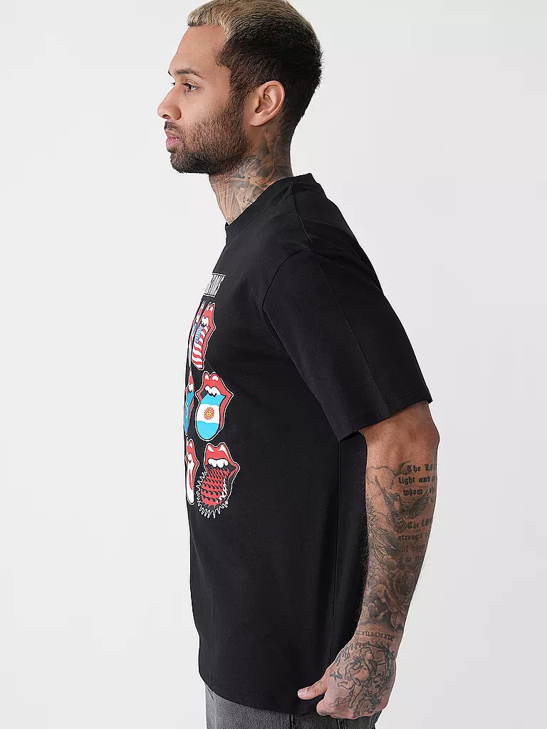 LMTD | T-Shirt NLMAMIAS ROLLINGS | schwarz