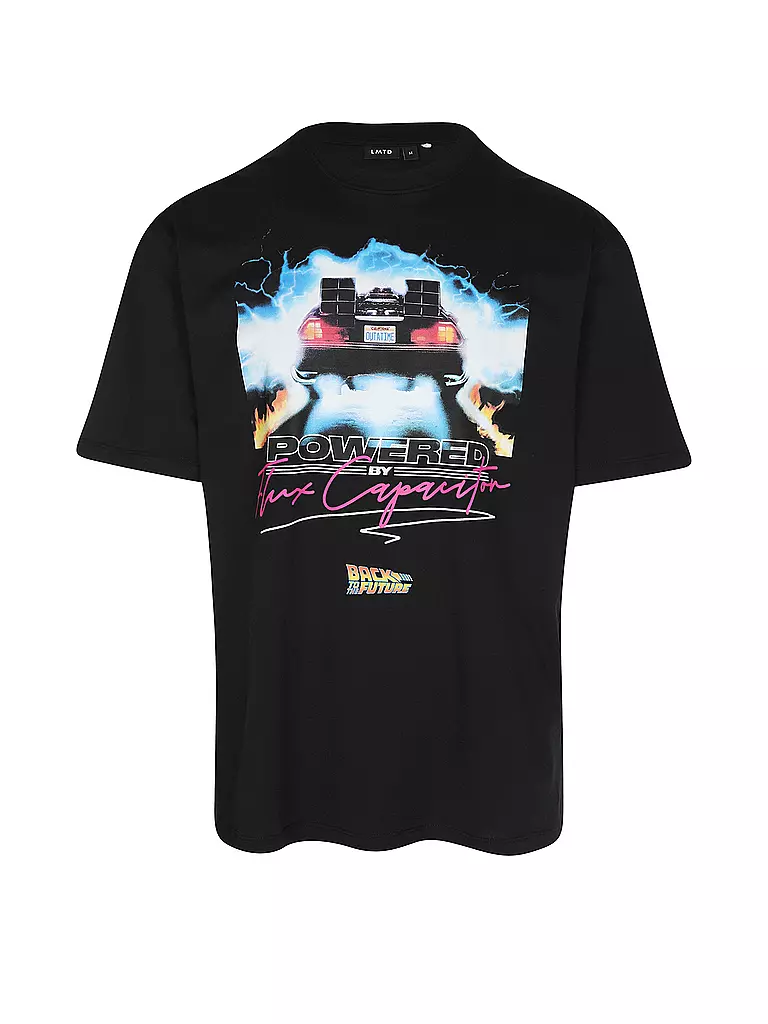 LMTD | T-Shirt NLMFIDAS BACKTOTHEFUTURE | schwarz