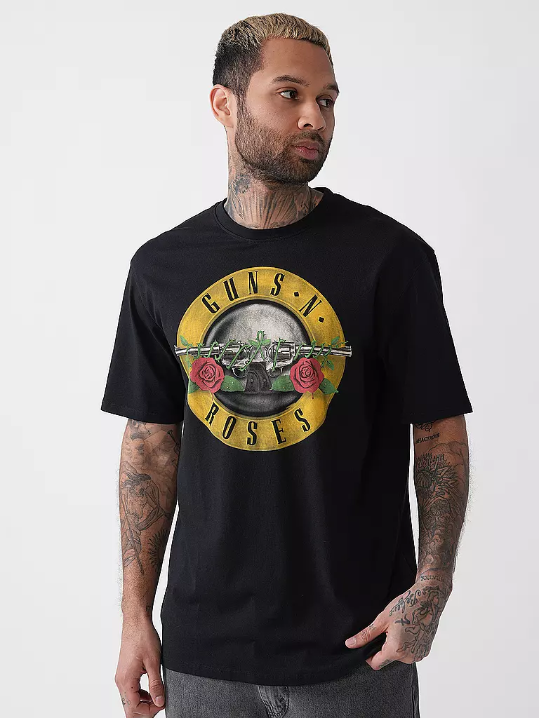 LMTD | T-Shirt NLMMADI GUNSNROSES | schwarz