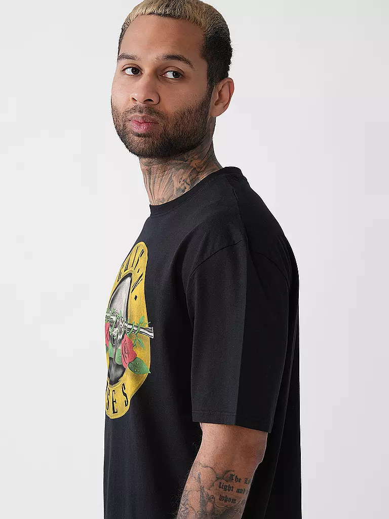 LMTD | T-Shirt NLMMADI GUNSNROSES | schwarz