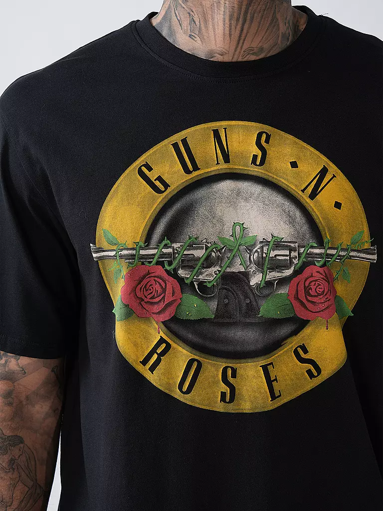 LMTD | T-Shirt NLMMADI GUNSNROSES | schwarz