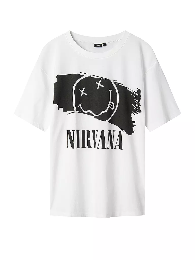 LMTD | T-Shirt NLMMATTIMUS NIRVARNA | weiss