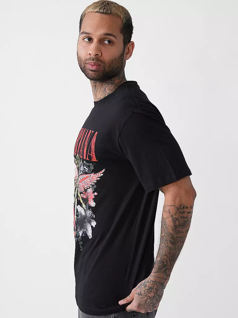 LMTD | T-Shirt NLMVALOR NIRVANA | schwarz