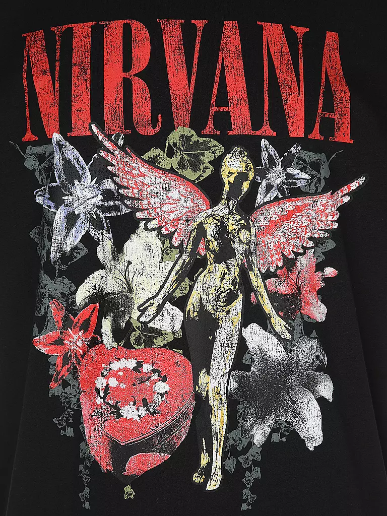 LMTD | T-Shirt NLMVALOR NIRVANA | schwarz