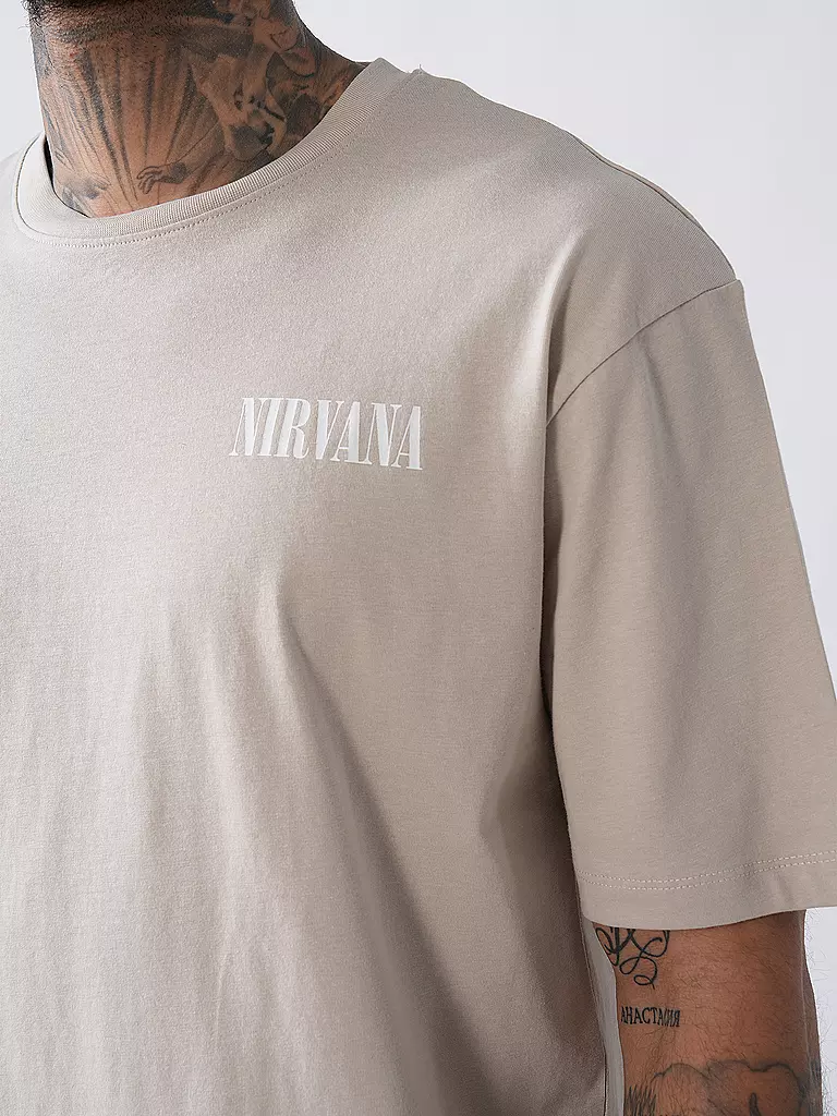 LMTD | T-Shirt NLMVANCE NIRVANA | beige