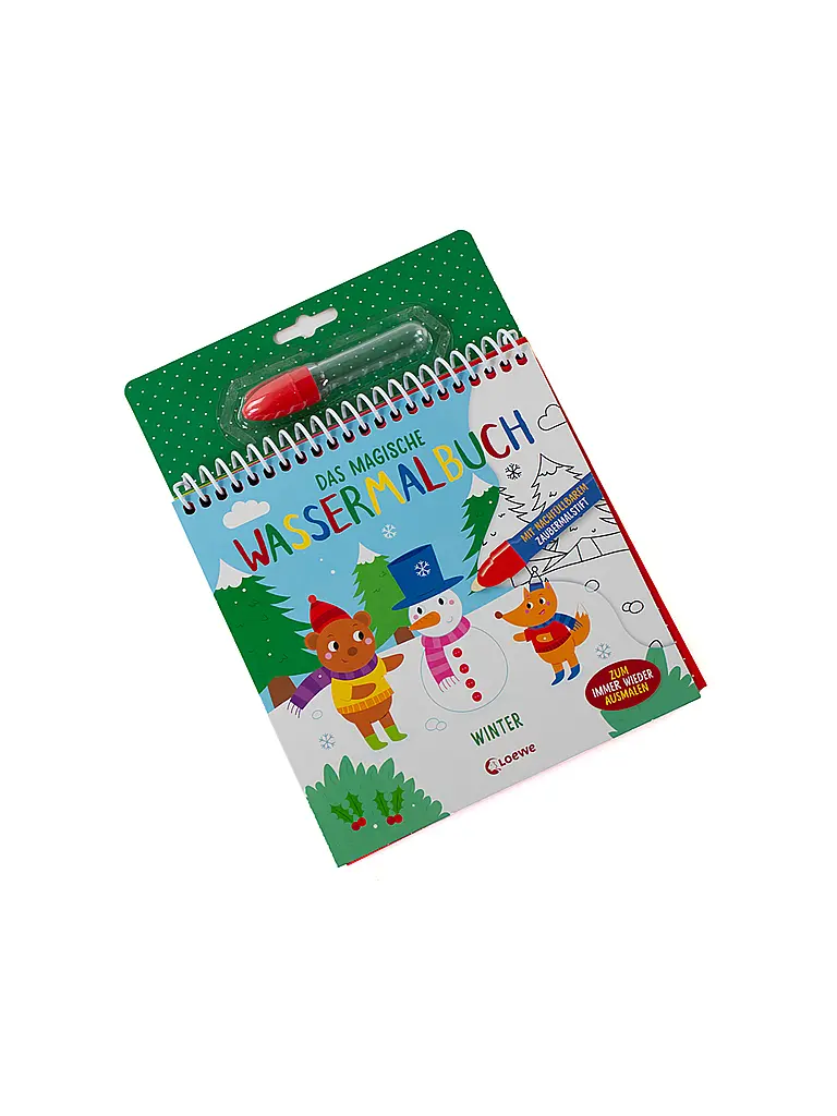 LOEWE VERLAG | Buch - Das magische Wassermalbuch - Winter | bunt