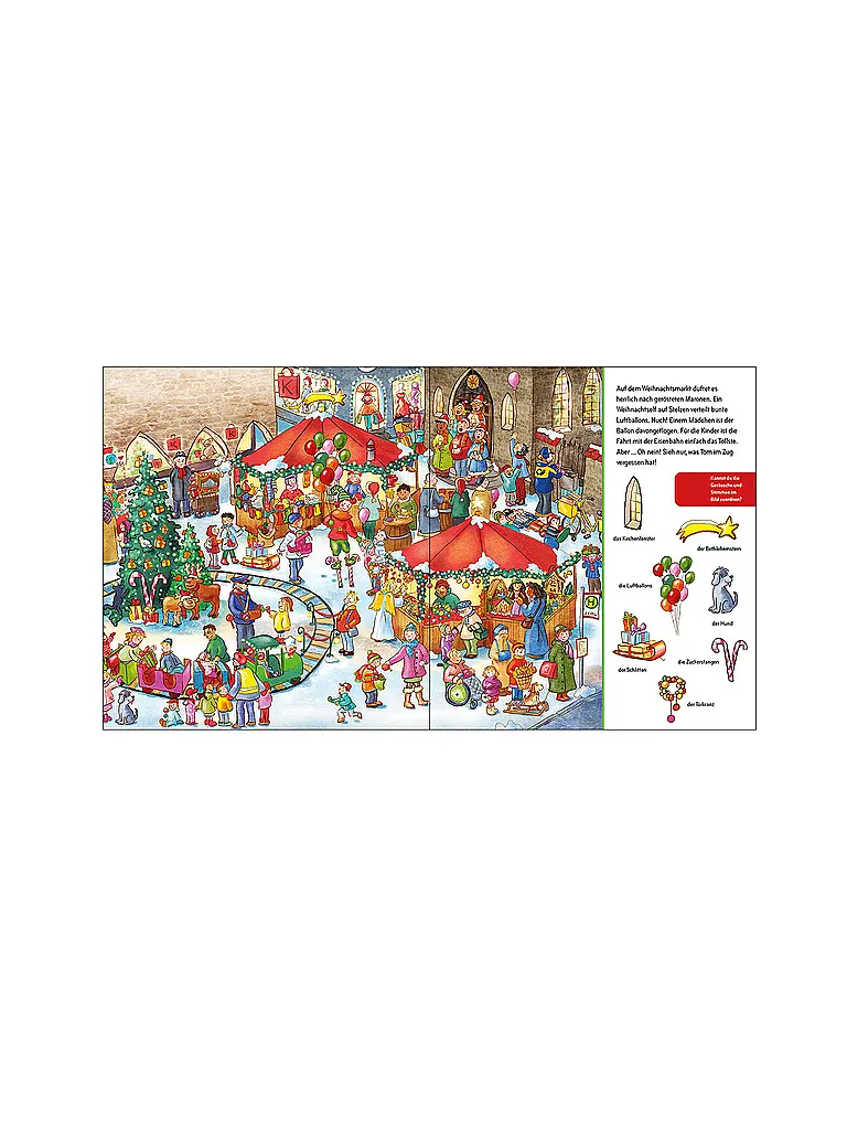 LOEWE VERLAG | Buch - Suche und finde! Sound-Wimmelbuch - Weihnachten  | bunt