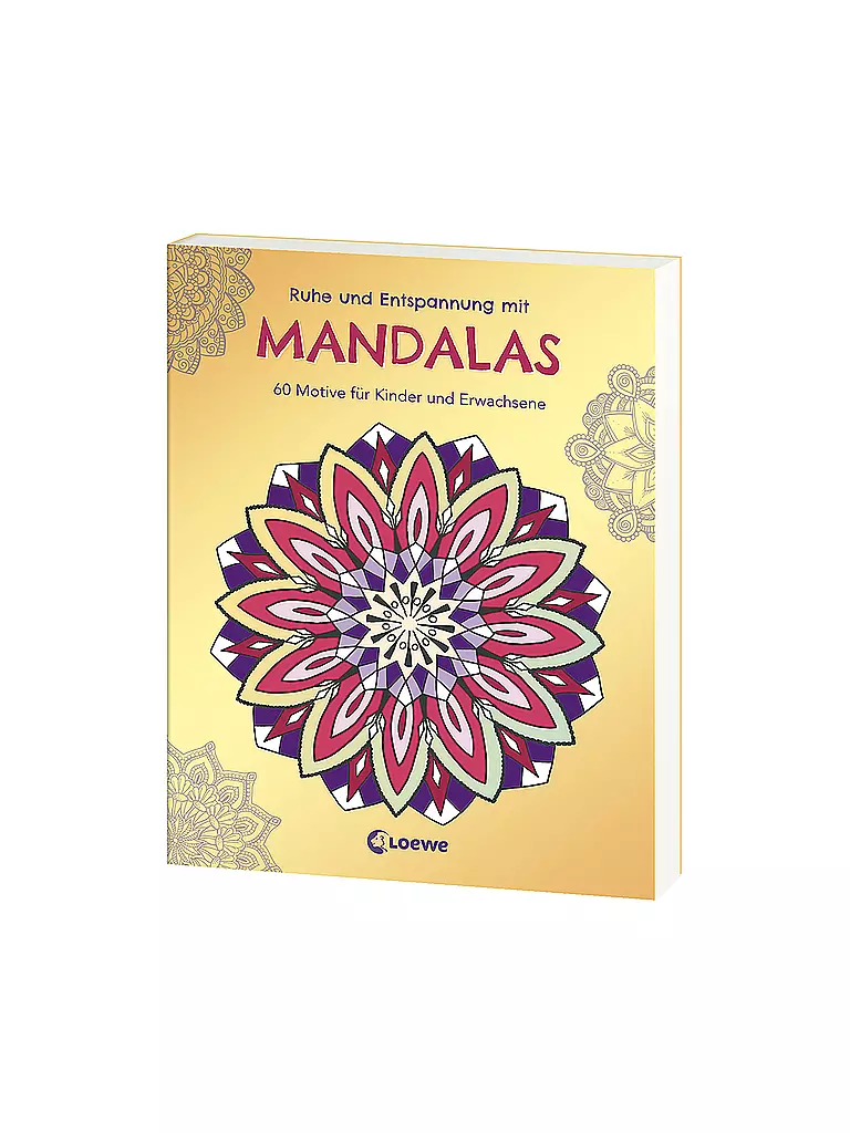 LOEWE VERLAG | Malbuch - Ruhe und Entspannung mit Mandalas  | keine Farbe