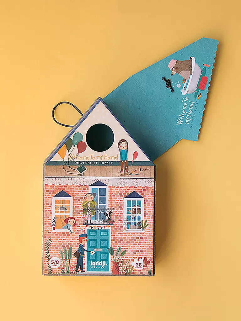 LONDJI | Puzzle WELCOME TO MY HOME 36 Teile | bunt