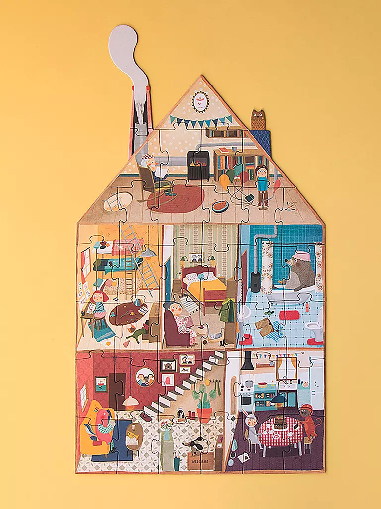LONDJI | Puzzle WELCOME TO MY HOME 36 Teile | bunt