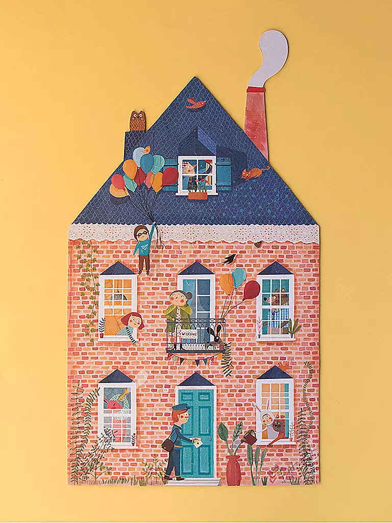 LONDJI | Puzzle WELCOME TO MY HOME 36 Teile | bunt