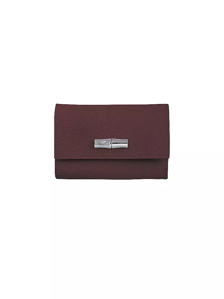 LONGCHAMP | Brieftasche im Kompaktformat, Natural  | rot