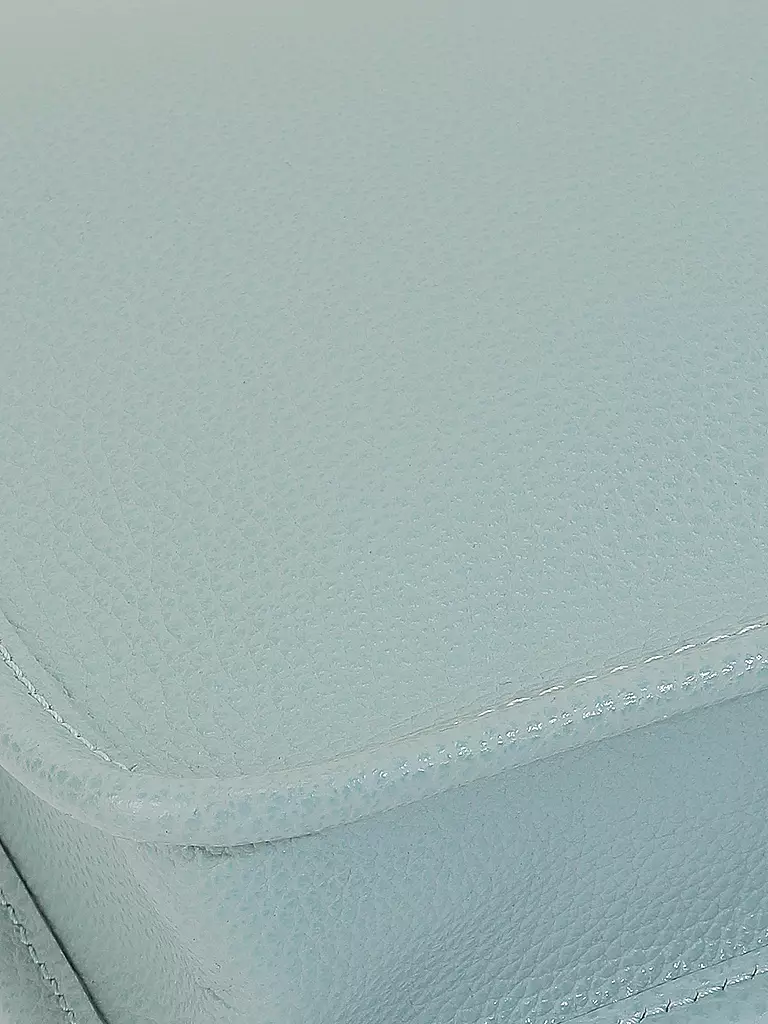 Reißverschluss öffnet Sich In Der Mitte LONGCHAMP Le Foulonné Umhängetasche mit Reißverschluss Small, Laggon blau