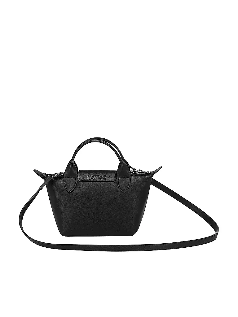 LONGCHAMP | Le Pliage Cuir Handtasche, Black | schwarz