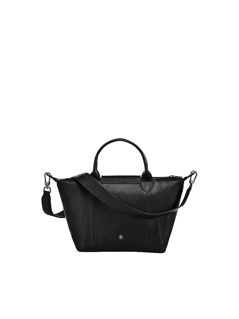 LONGCHAMP | Le Pliage Cuir Handtasche, Black | schwarz