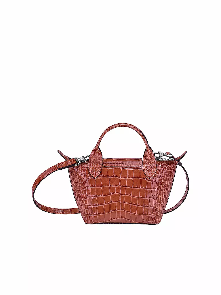 LONGCHAMP | Le Pliage Cuir Handtasche XS, Coral | pink