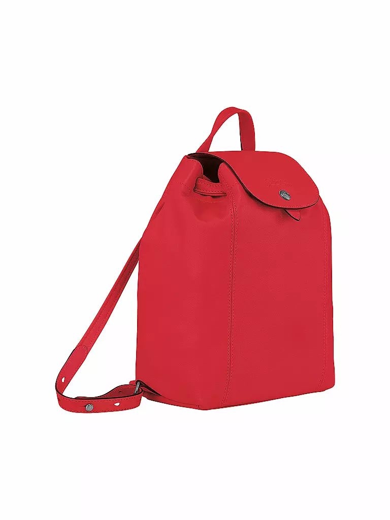 LONGCHAMP | Le Pliage Cuir Rucksack, Red | rot