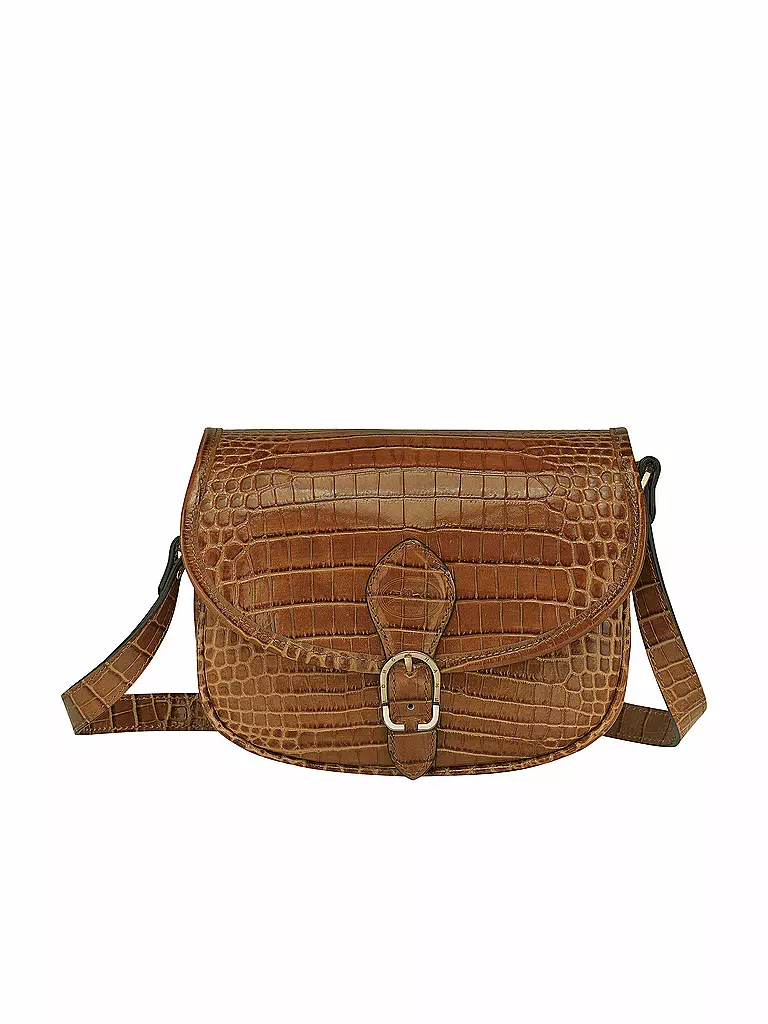 LONGCHAMP | Longchamp 1980 Croco Umhängetasche S, Natural | beige