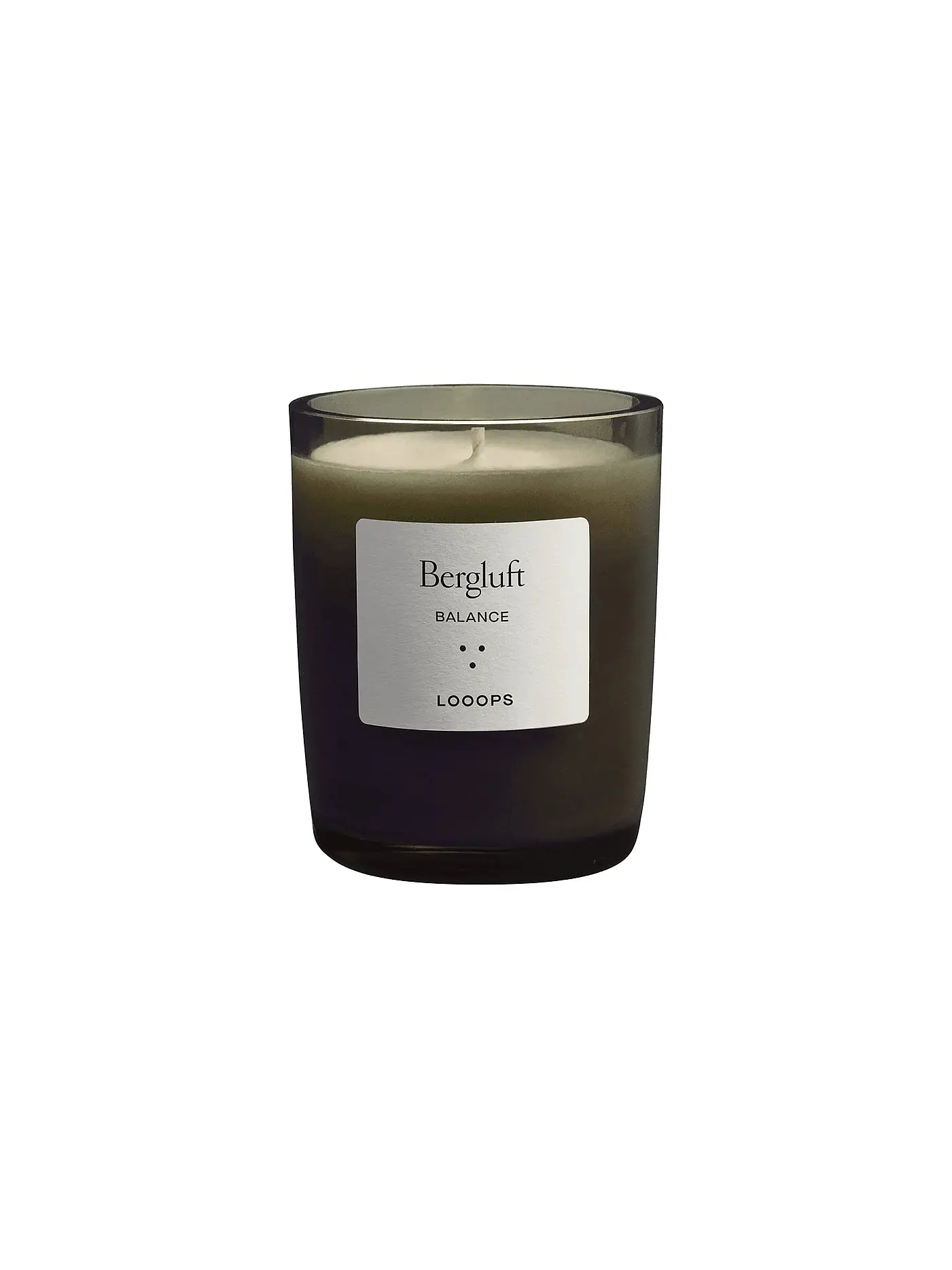 LOOOPS | Duftkerze 75g BERGLUFT  | dunkelgrün