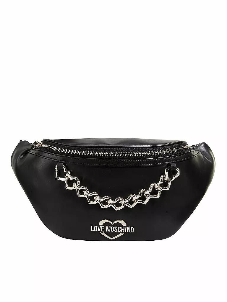 LOVE MOSCHINO | Gürteltasche "The new chain hearts" | schwarz