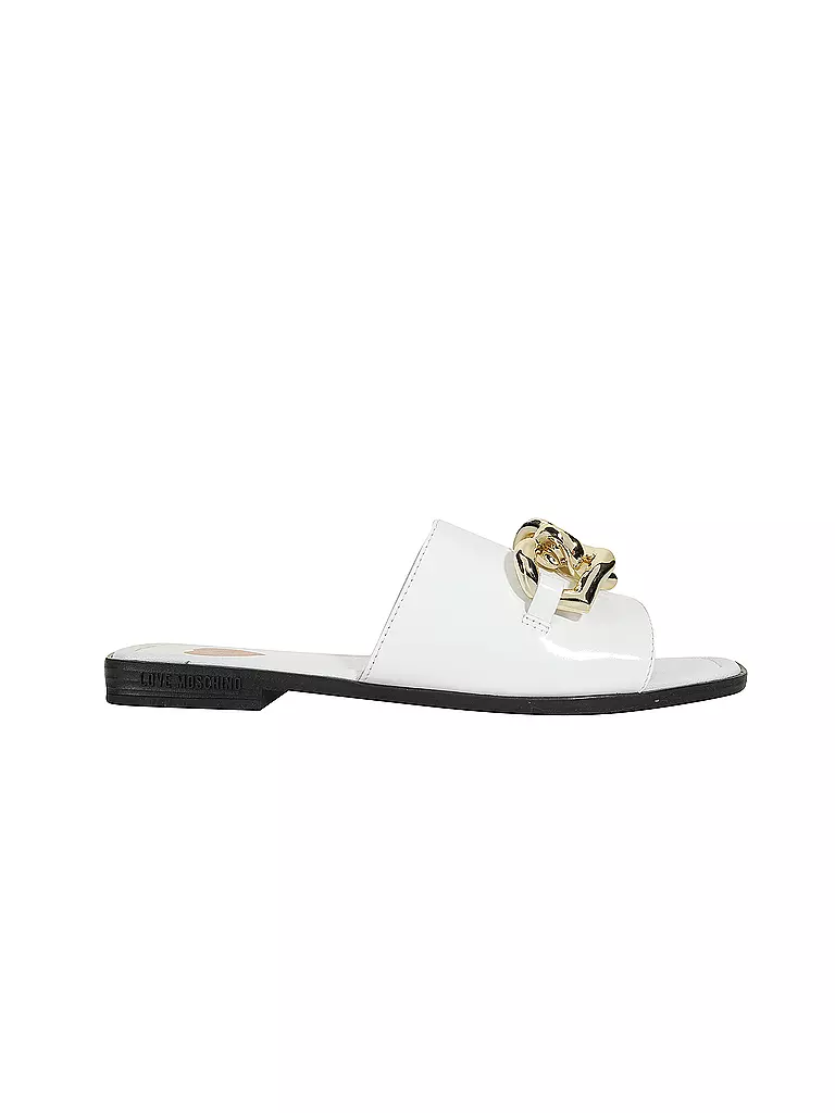 LOVE MOSCHINO | Pantolette | weiss