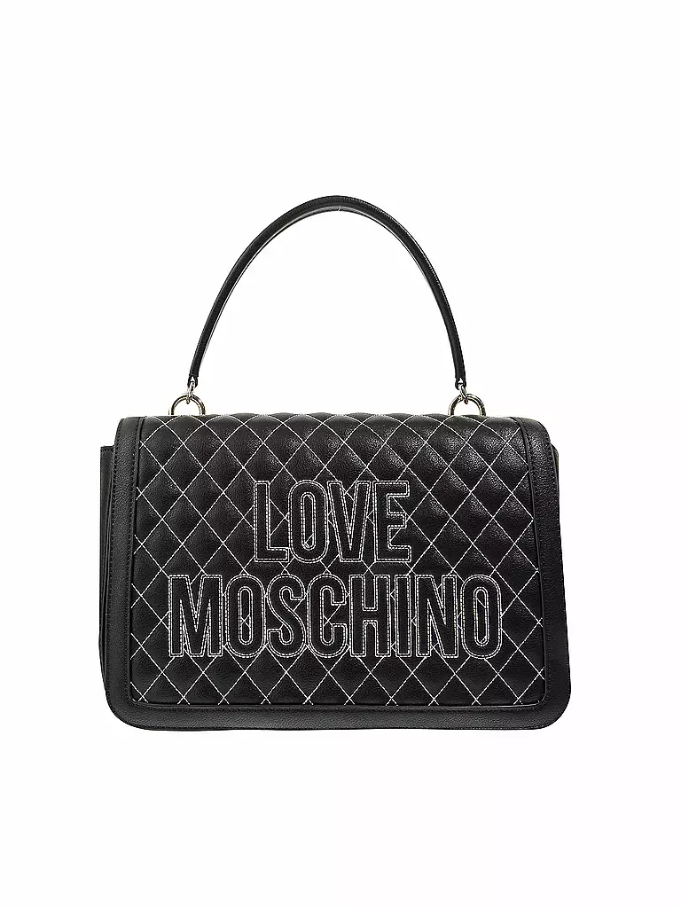 LOVE MOSCHINO | Schultertasche "Sporty Quilted" | schwarz