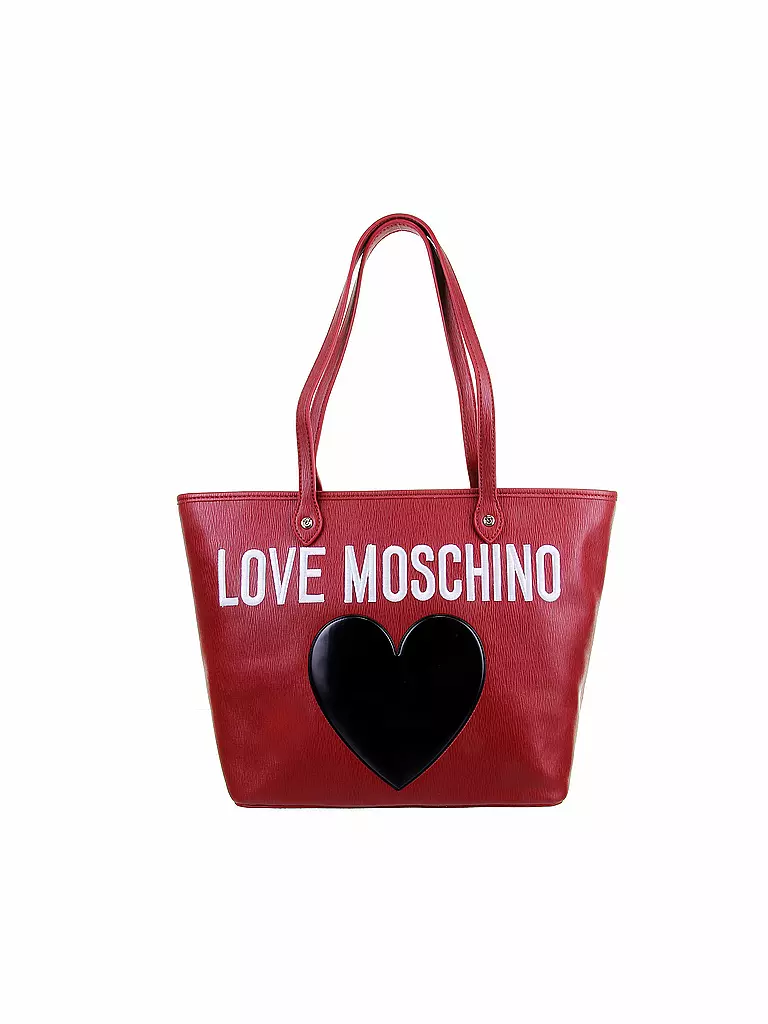 LOVE MOSCHINO | Tasche "Heart" | rot