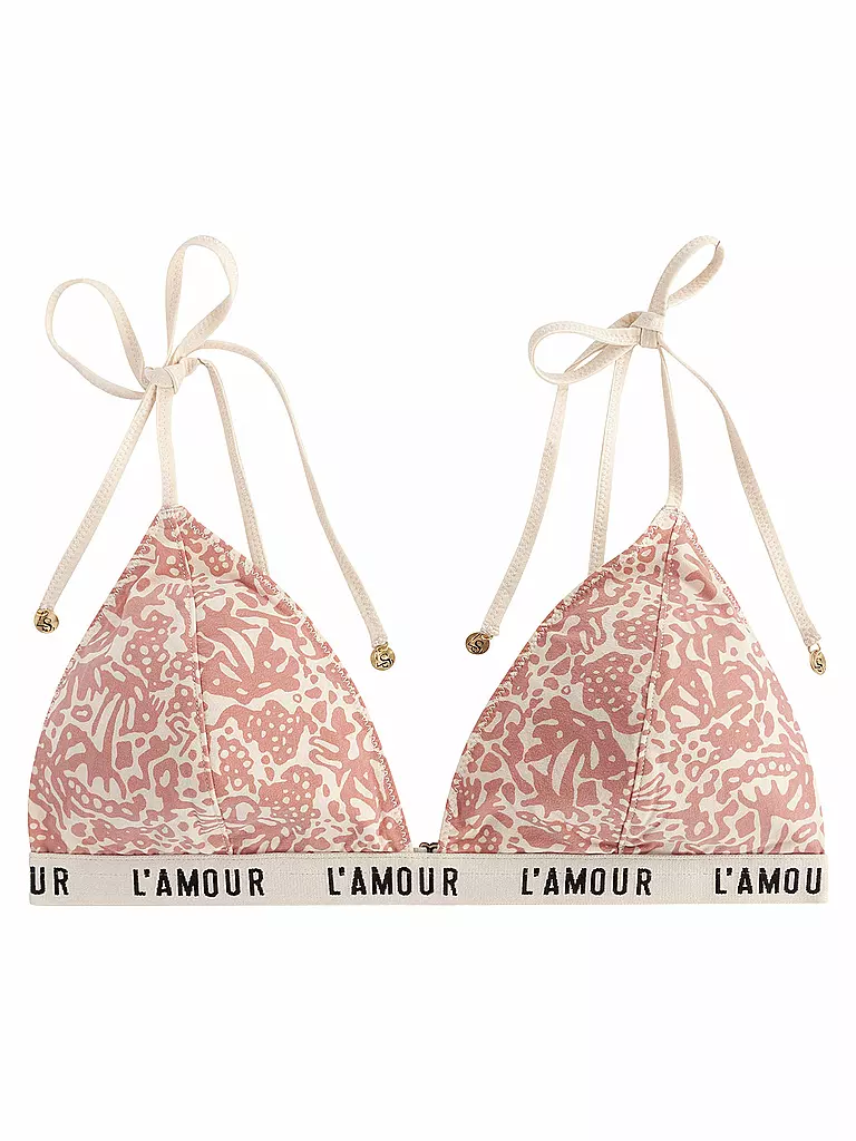 LOVE STORIES | Bikini-Triangel Top "Darling" (Pink Knit) | 