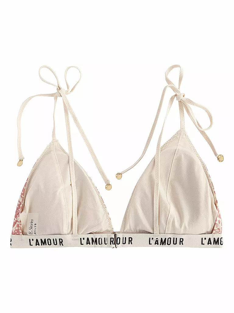 LOVE STORIES | Bikini-Triangel Top "Darling" (Pink Knit) | 