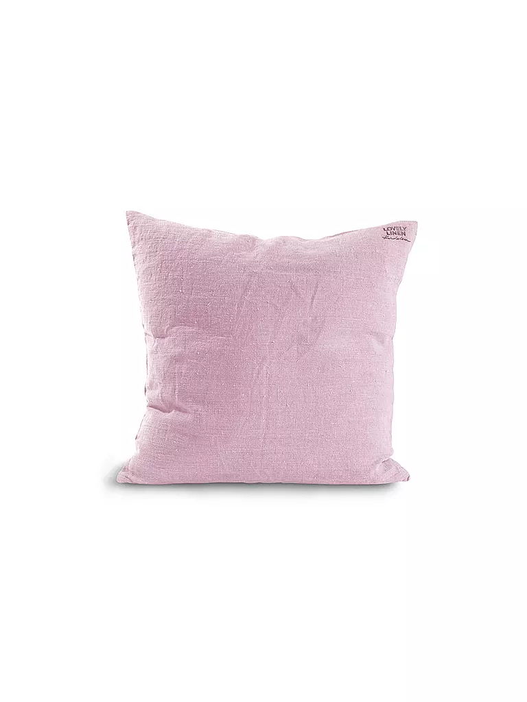 LOVELY LINEN | Leinen-Kissenbezug 47x47cm (Dusty Pink) | rosa
