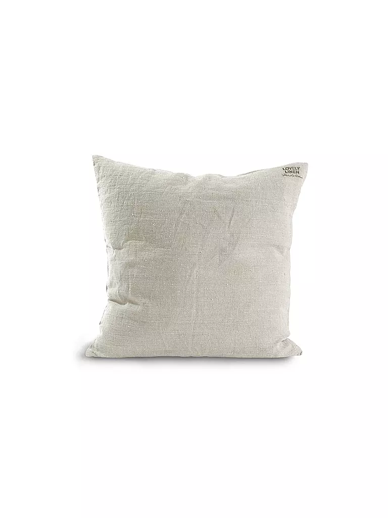 LOVELY LINEN | Leinen-Kissenbezug 47x47cm (Light Grey) | grau