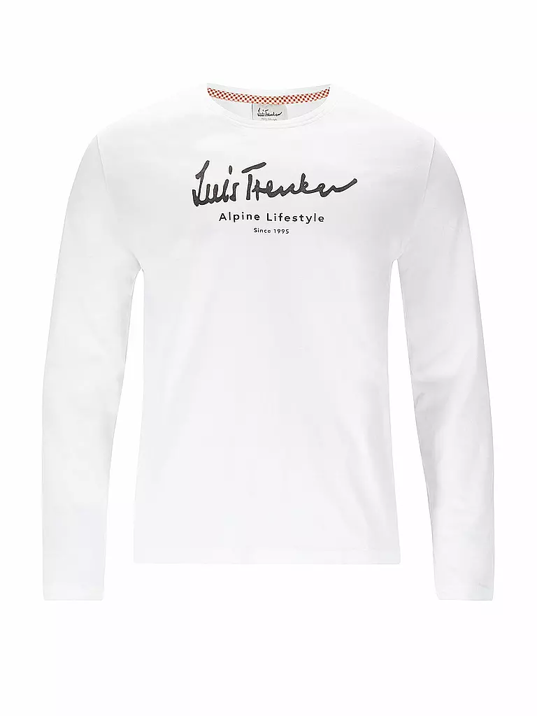 LUIS TRENKER | Langarmshirt "Alpine Lifestyle" | weiß