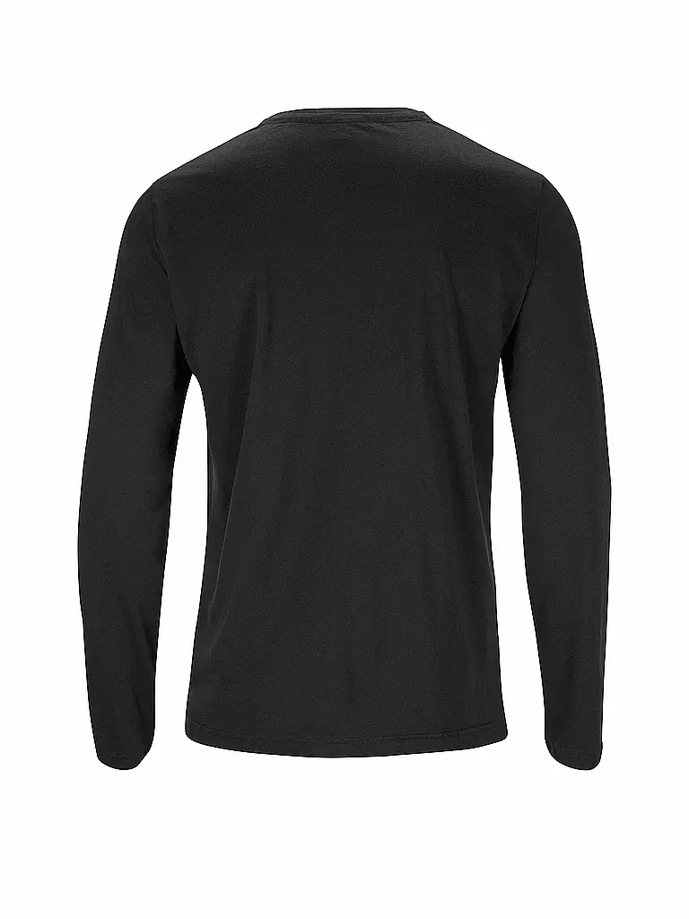 LUIS TRENKER | Langarmshirt "Alpine Lifestyle" | schwarz