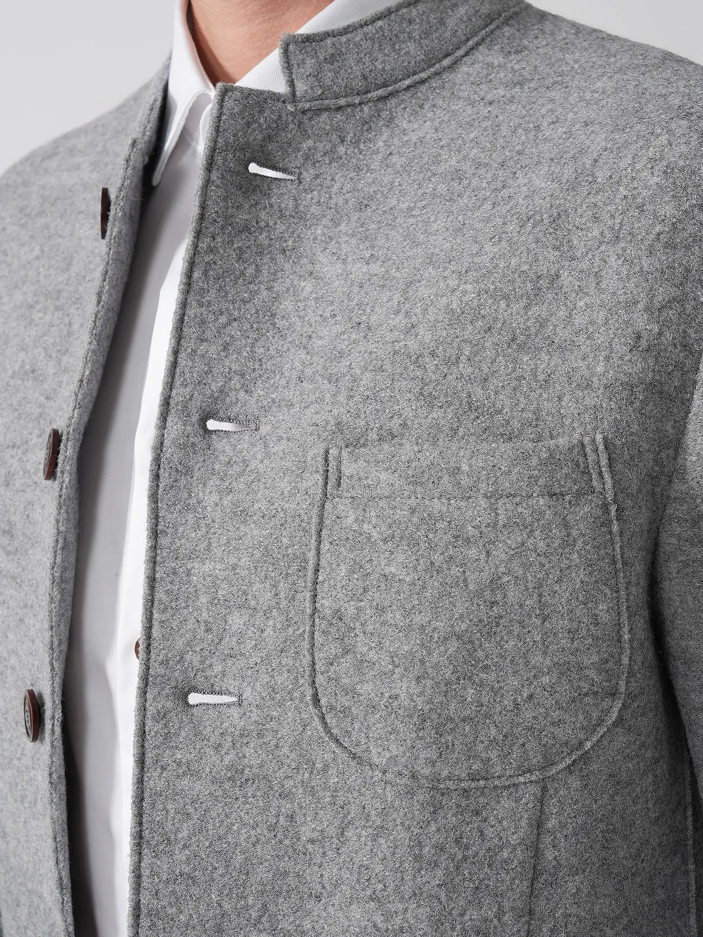 LUIS TRENKER | Sakko Slim Fit LUIGIS | hellgrau