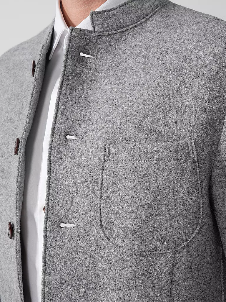 LUIS TRENKER | Sakko Slim Fit LUIGIS | hellgrau