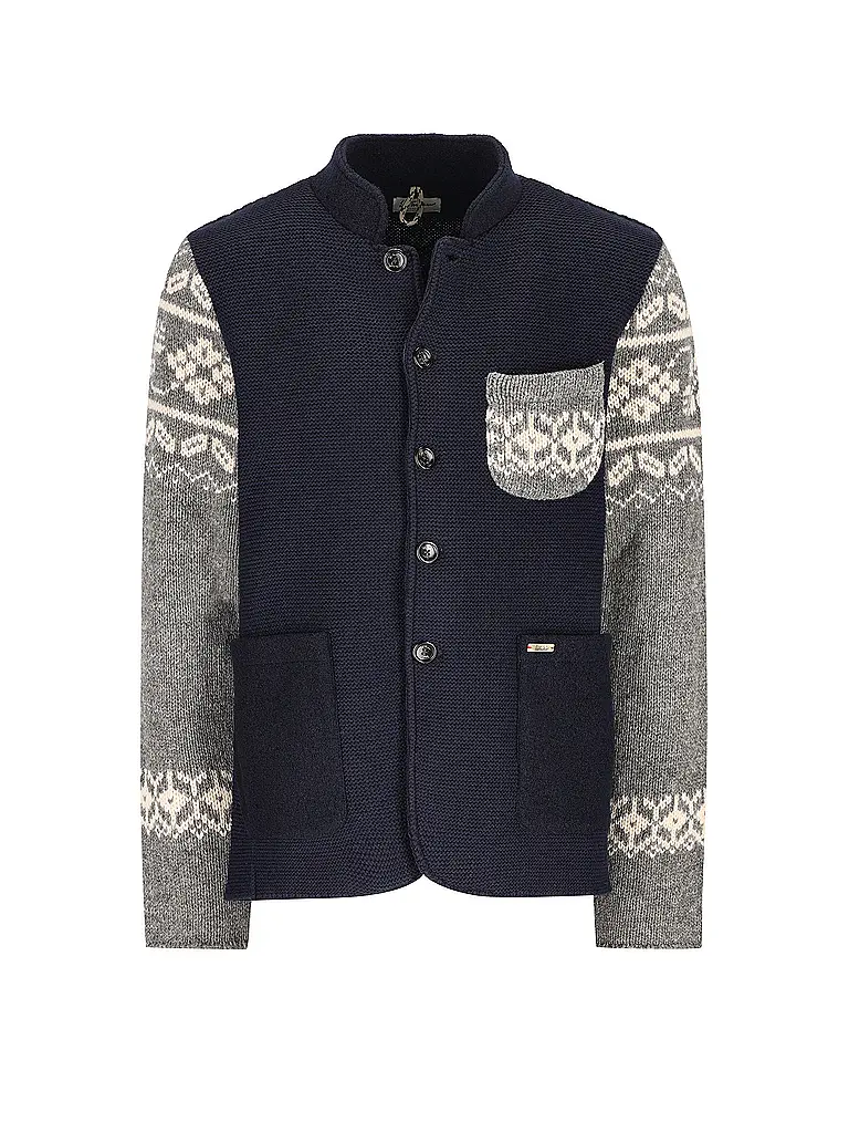 LUIS TRENKER | Strickjacke LUWAINER | blau