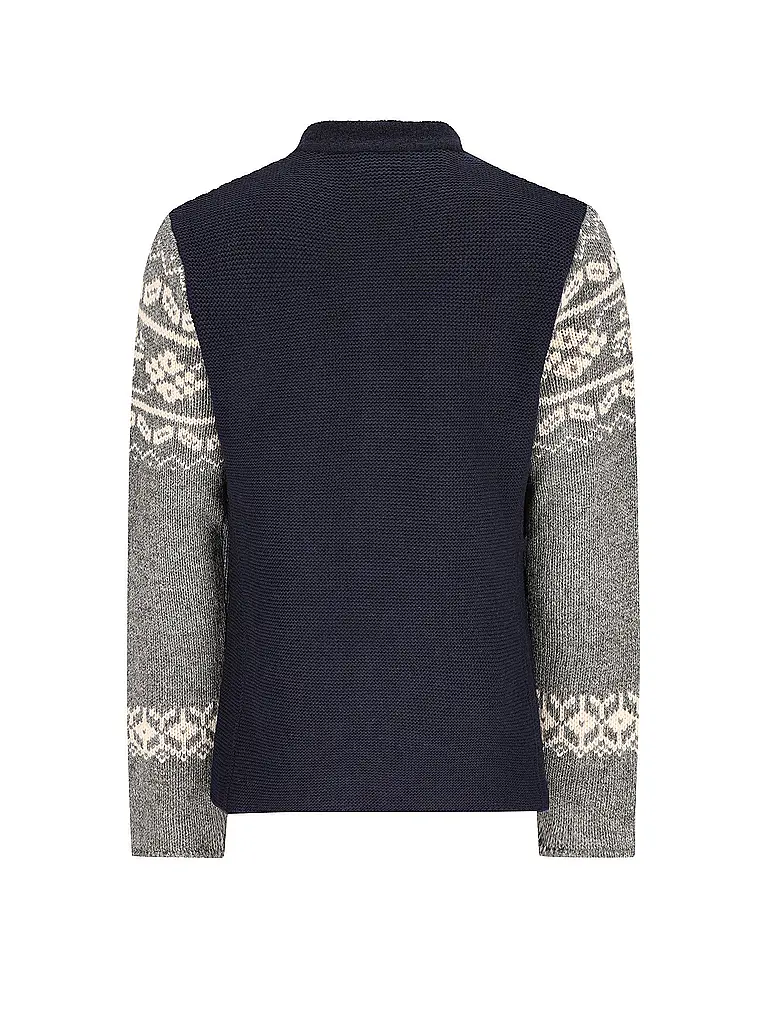 LUIS TRENKER | Strickjacke LUWAINER | blau
