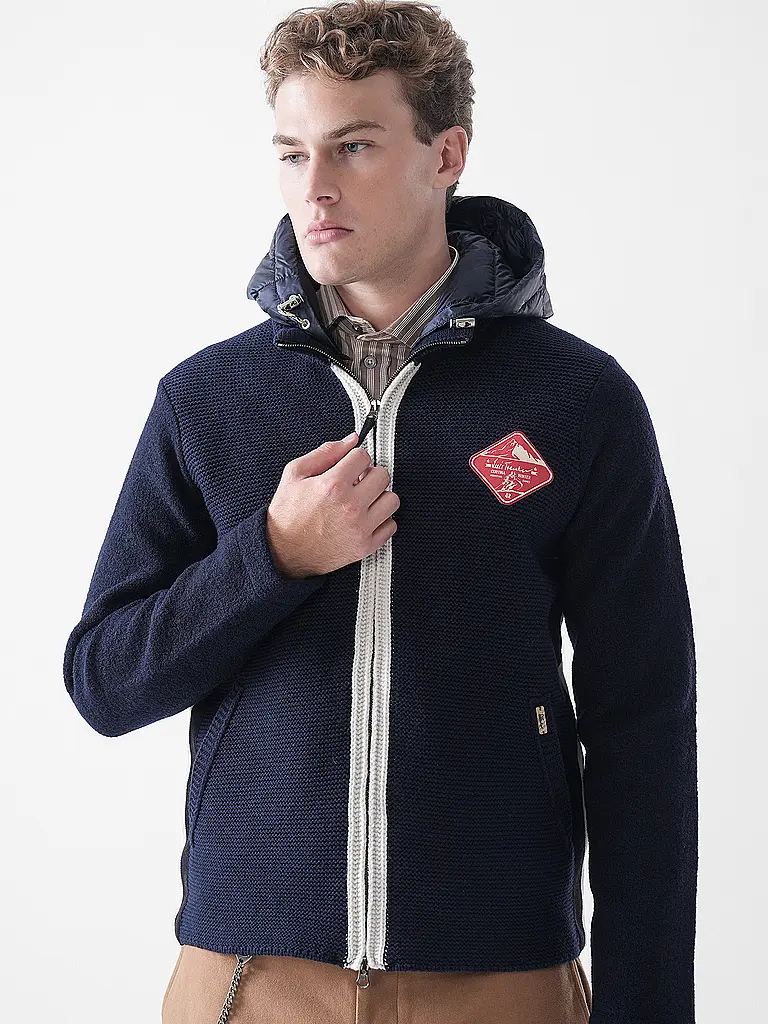 LUIS TRENKER | Strickjacke LUWALLACE | dunkelblau