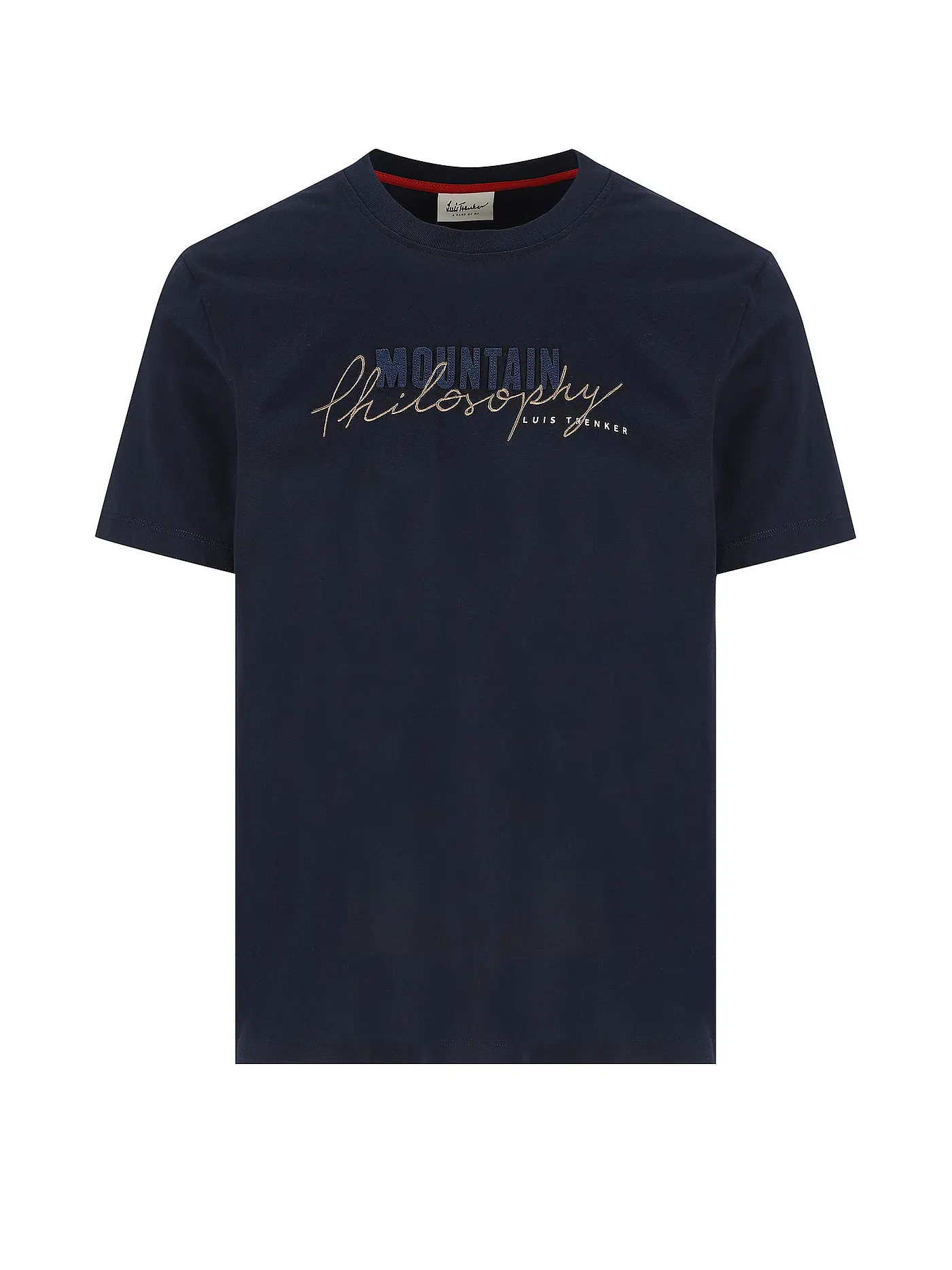 LUIS TRENKER | T-Shirt PHILOSOPHIST | dunkelblau