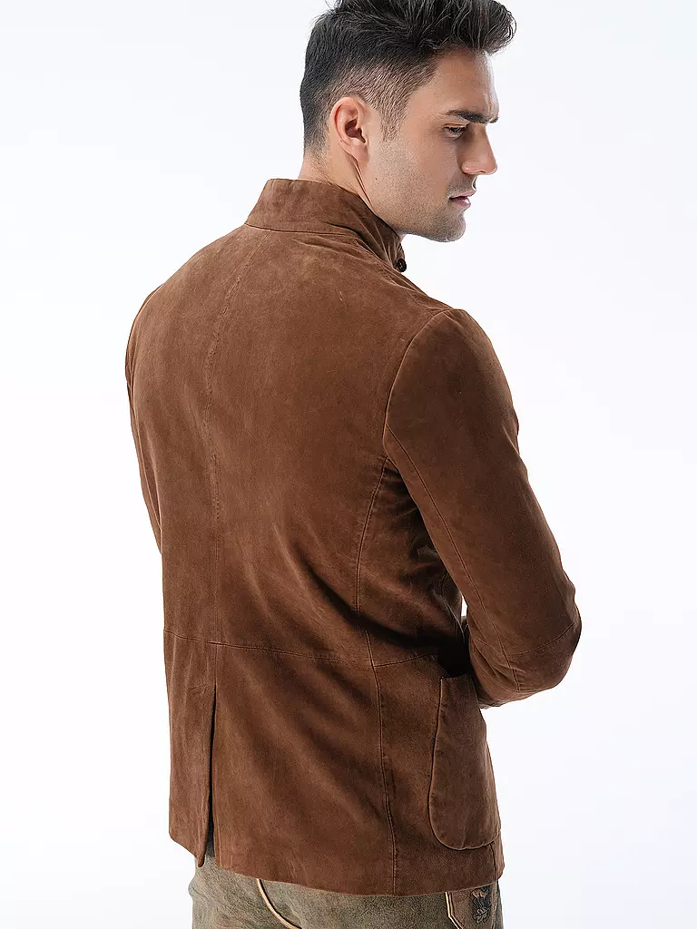 LUIS TRENKER | Trachten Lederjacke LUSANDRO | camel