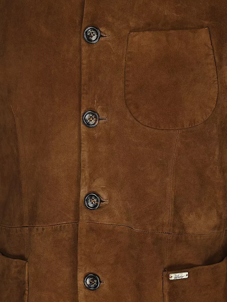 LUIS TRENKER | Trachten Lederjacke LUSANDRO | camel