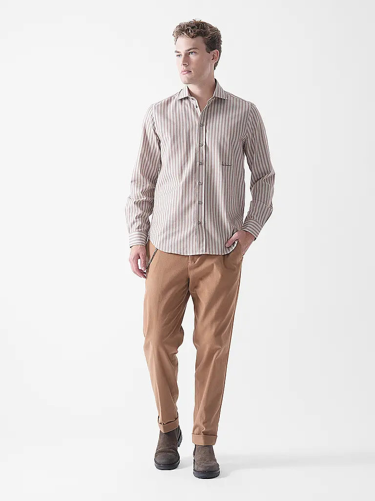 LUIS TRENKER | Trachtenhemd LUBELTRAN | camel
