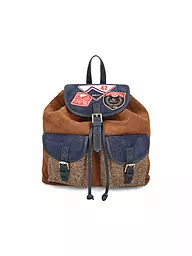 LUIS TRENKER | Trachtenrucksack LUMARCEL Dunkelblau  | Blau