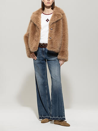 LUISA CERANO | Jacke in Felloptik 