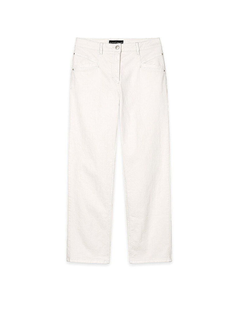LUISA CERANO Jeans Straight Fit creme | 38